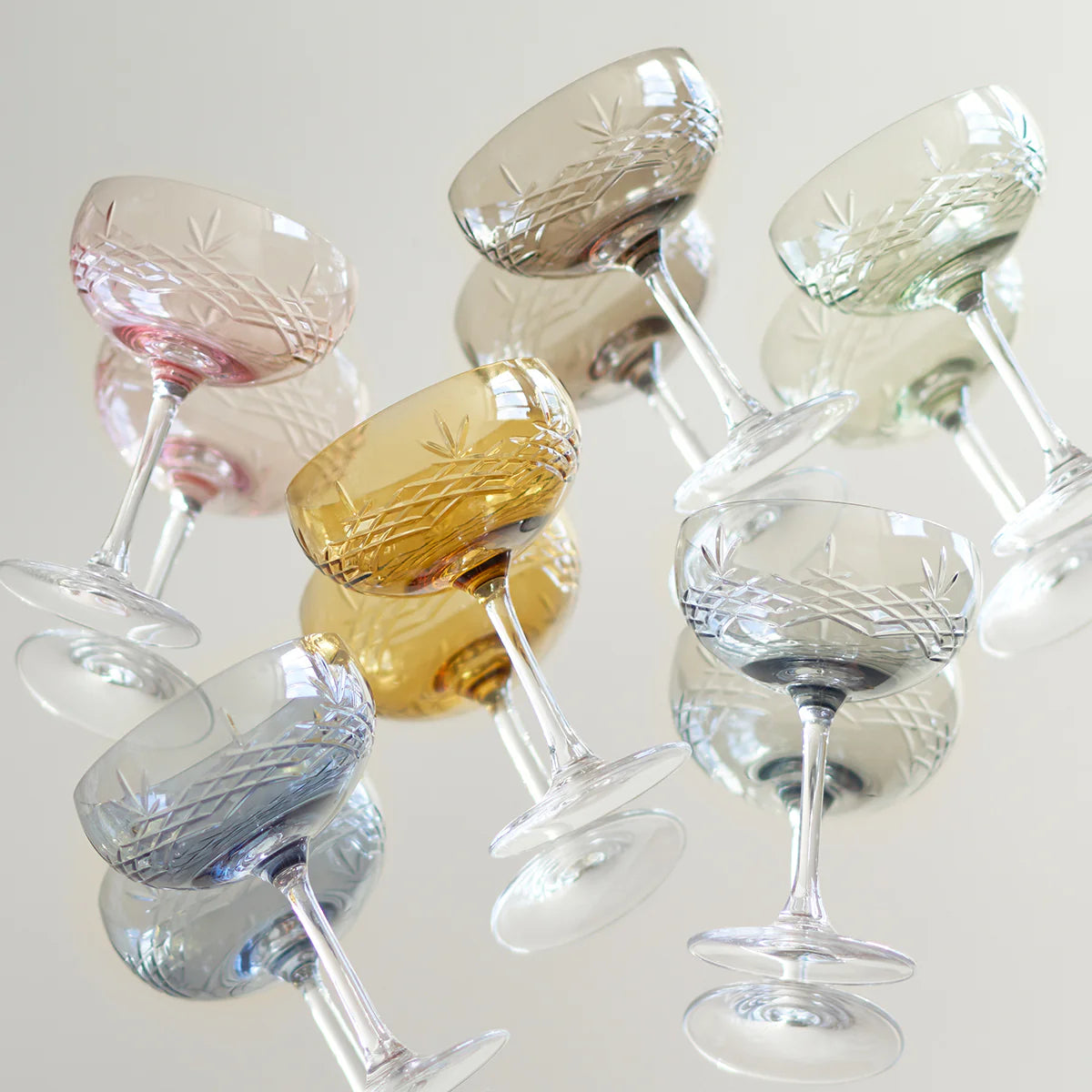 FREDERIK BAGGER – Crispy Gatsby Champagneglas (Citrine) + Design Small Talk
