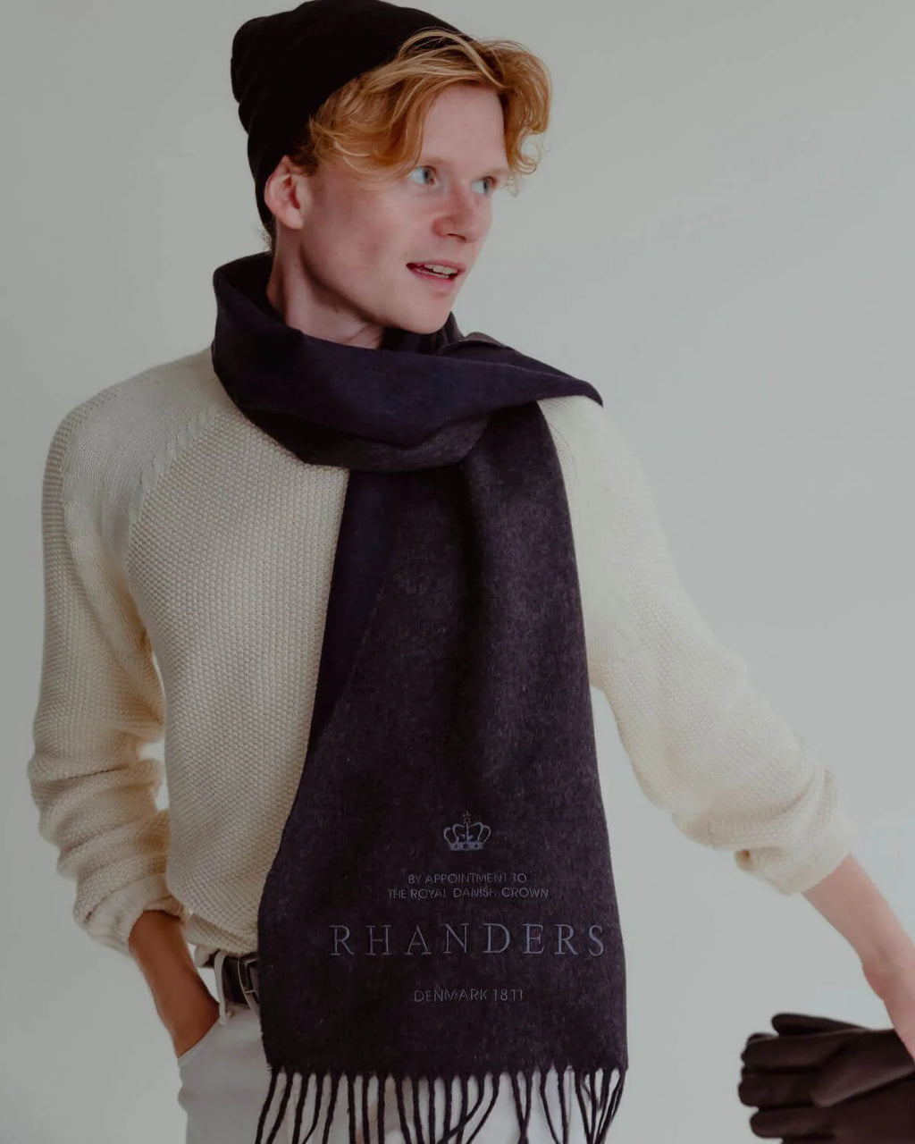 RHANDERS CHURCHILL SCARF – Cashmere & Silke + Foredrag