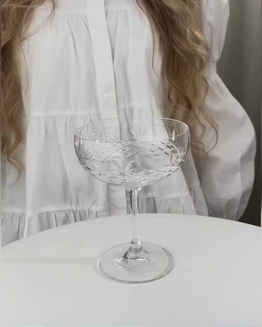 FREDERIK BAGGER – Crispy Gatsby Champagneglas (Klar) + Design Small Talk